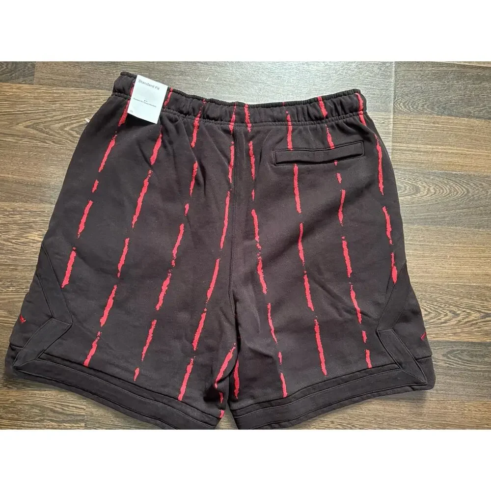 Men Air Jordan Essentials Fleece Heroes Diamond Basketball Short FZ2228-010 Sz L